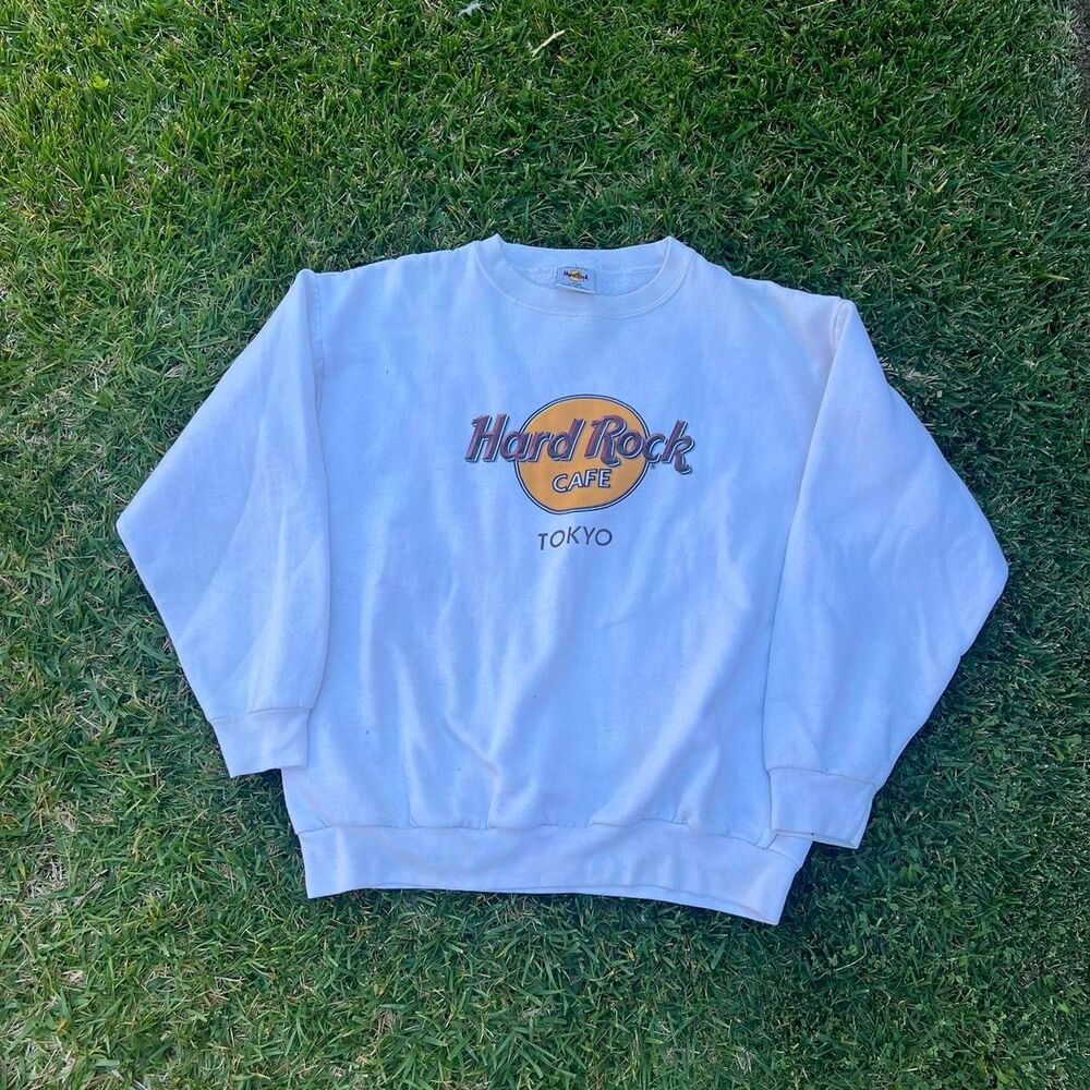 90s Tokyo Hard rock cafe sweater men’s size L Large